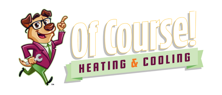 Of Course! Heating and Cooling logo